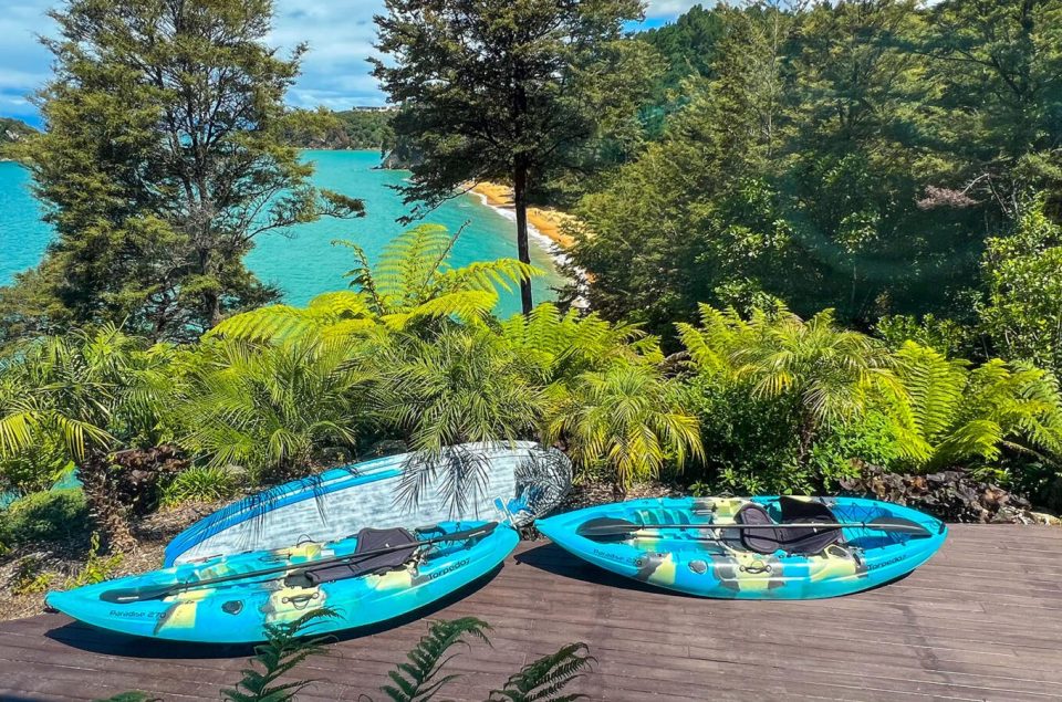Complimentary Kayaks, Ready Anytime